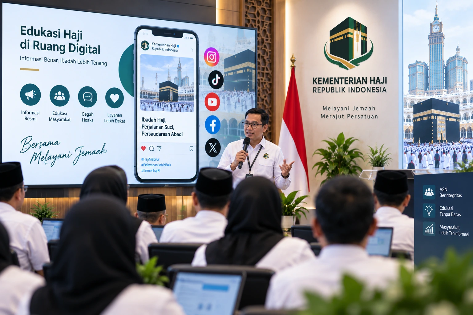 Bangun Kepercayaan Publik, Kemenhaj Ajak ASN Jadi Garda Terdepan Edukasi Haji di Ruang Digital