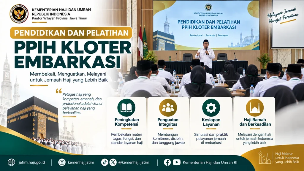 Pendidikan dan Pelatihan PPIH Kloter Embarkasi