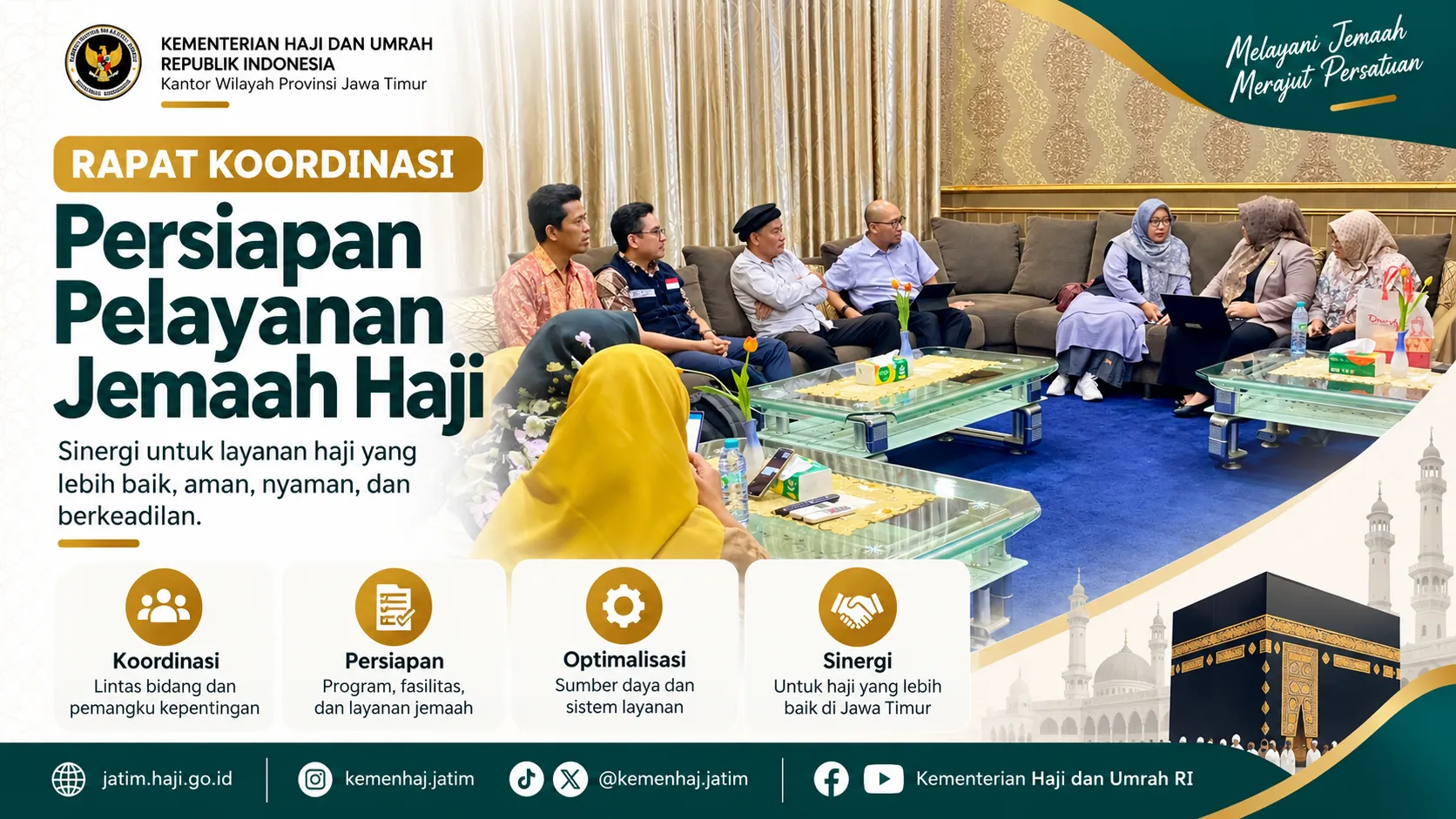 Rapat Koordinasi Persiapan Pelayanan Jemaah Haji